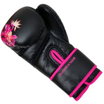 Bokshandschoenen Legion Octagon Flower zwart/roze