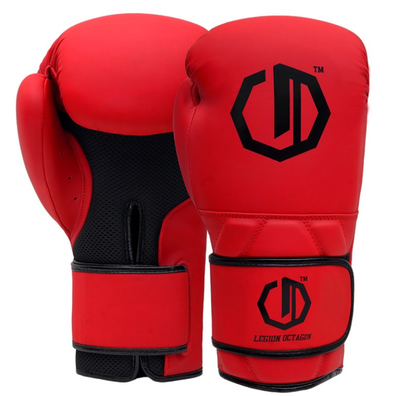 Bokshandschoenen Legion Octagon Enforcer donkerrood