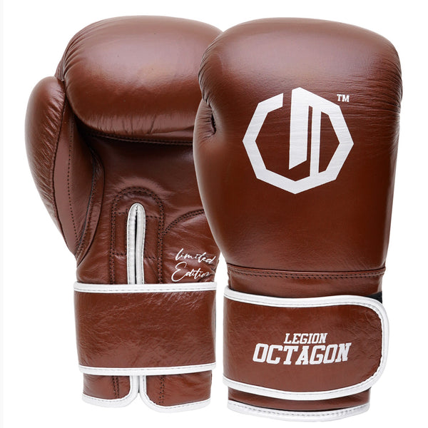 Bokshandschoenen Legion Octagon Limited Edition bruin