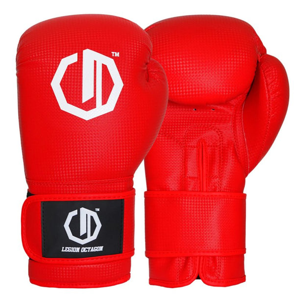 Bokshandschoenen Legion Octagon Kevlar rood