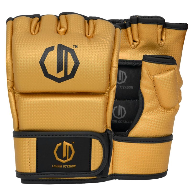 Rękawice MMA Legion Octagon KEVLAR golden