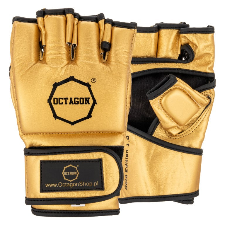 MMA Handschoenen Octagon Edition 1.0 goud/goud