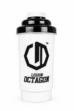 Shaker Legion Octagon 600 ml White/Black black cup