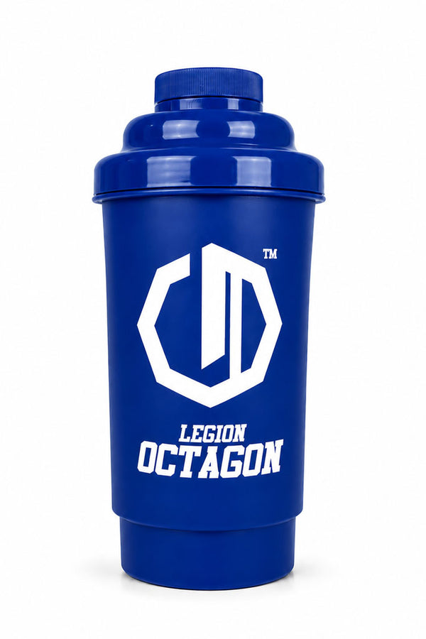 Shaker Legion Octagon 600 ml Blue/White blue cup