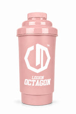 Shaker Legion Octagon 600 ml Powder Pink/white pink cup
