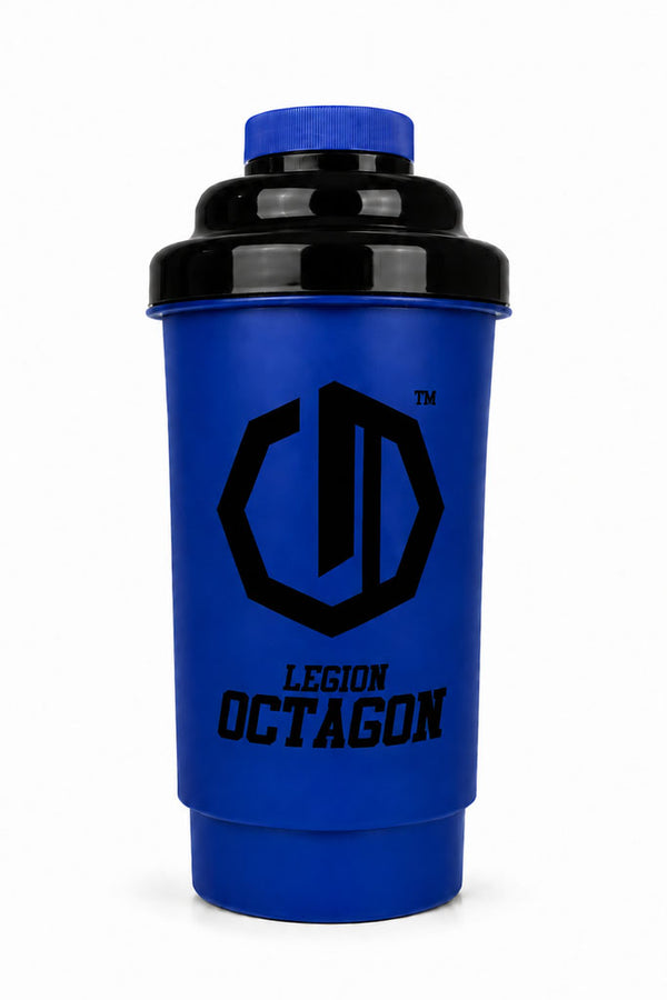 Shaker Legion Octagon 600 ml Blue/Black black cup