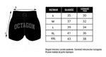 Kickboxing/Muay Thai Shorts Legion Octagon Fight Legion PREMIUM black/white