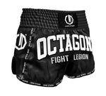 Kickboxing/Muay Thai Shorts Legion Octagon Fight Legion PREMIUM black/white