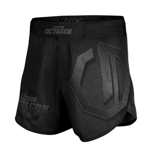 MMA Shorts Legion Octagon Conquest black/grey