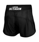 MMA Shorts Octagon Small Logo zwart/wit