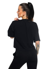 T-shirt Dames Octagon RING zwart