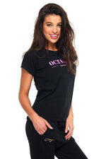 T-shirt Octagon SINCE 2010 zwart