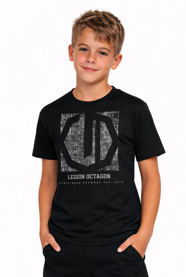 T-shirt Legion Octagon Square white