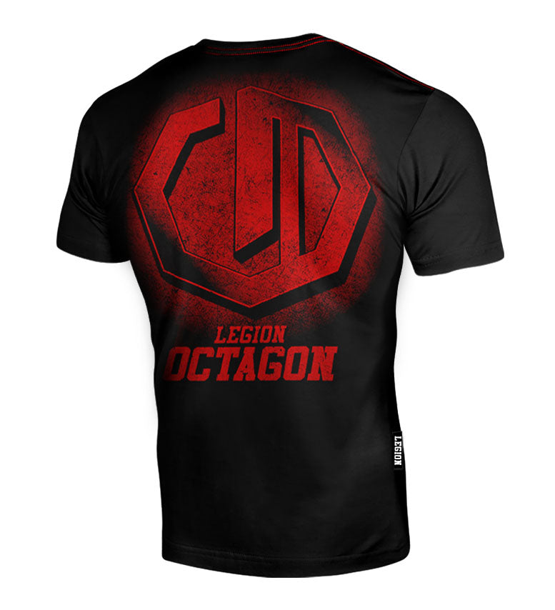 T-shirt Legion Octagon Conquest zwart/rood