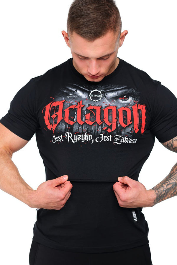 T-shirt Octagon Jest Ryzyko Jest Zabawa 2 zwart