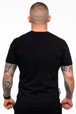 T-shirt Octagon Stripe black/red