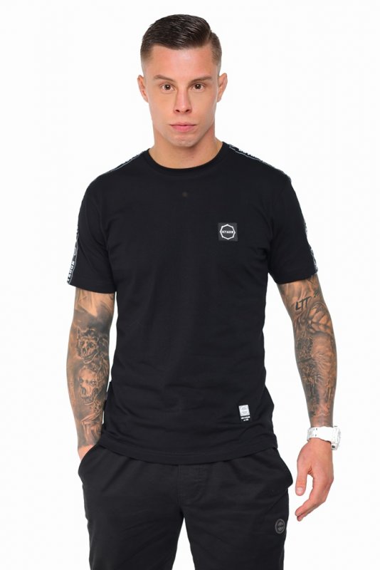 T-shirt Octagon Stripe black/white