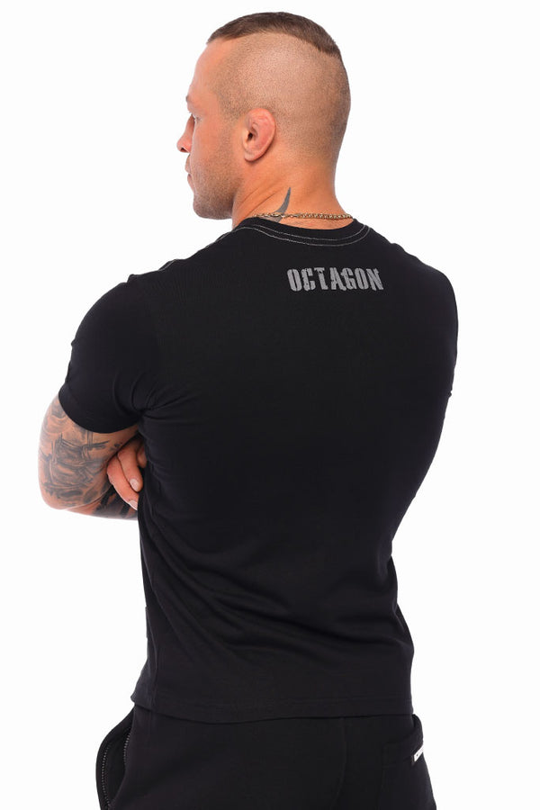 T-shirt Octagon Tyle Szans Ile Odwagi 2 zwart