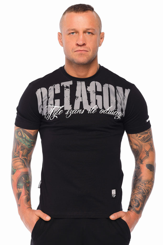 T-shirt Octagon Tyle Szans Ile Odwagi 2 zwart