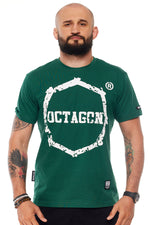 T-shirt Octagon Zęby bottle groen