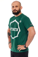 T-shirt Octagon Zęby bottle groen