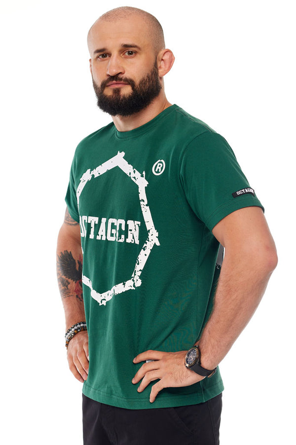 T-shirt Octagon Zęby bottle groen