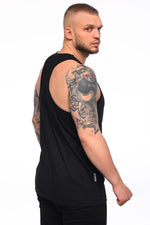 Tanktop Octagon Small Logo zwart