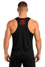 Tanktop Legion Octagon sportowy Grunge zwart/rood