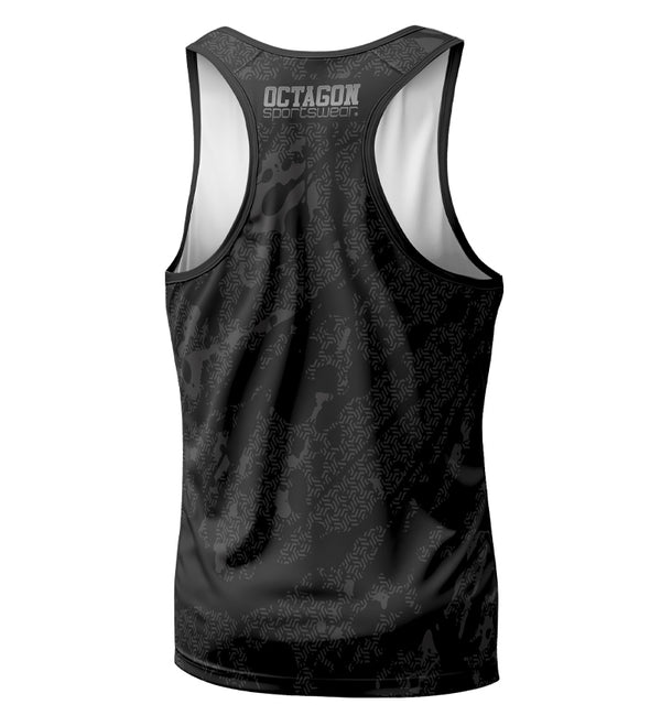 Tank Top sportowy Octagon Geo Grunge