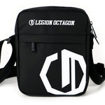 Schoudertas Legion Octagon Siena zwart/wit
